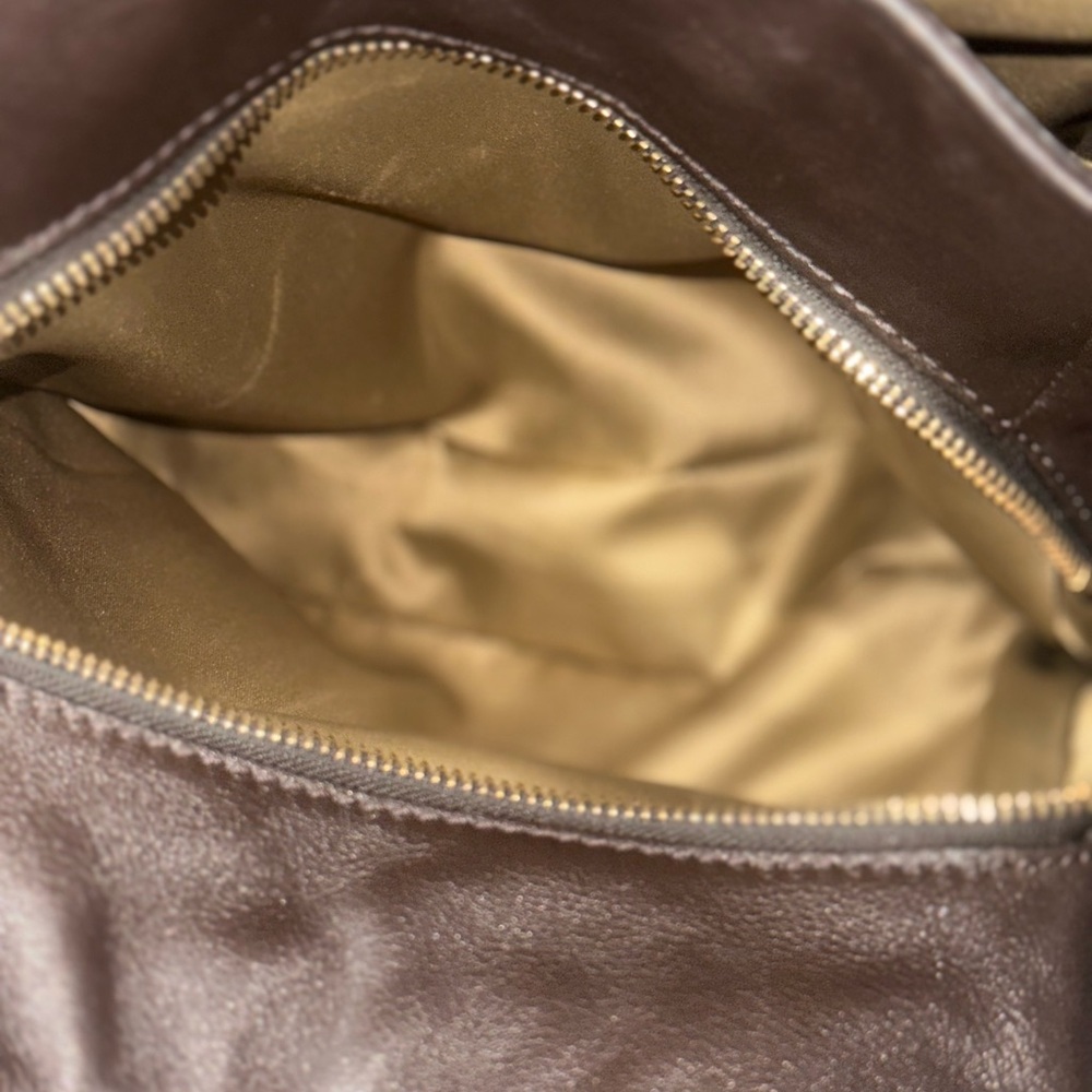 Coach Brown and Tan Hobo Bag with Zebra Print - Picture 11 of 14